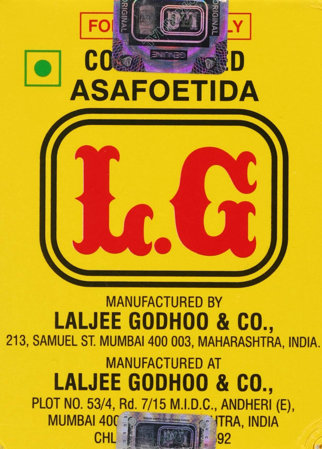 L.G. Compounded Asafoetida, 100 gm (Pack of 1)