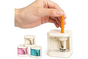 YPLUS Electric Pencil Sharpener for Kids: Compact and Colorful