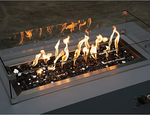Miniatura 6 de Stanbroil - Cristal para fuego de chimenea, lugar para fogatas.