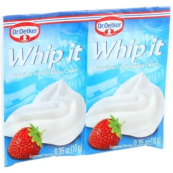 Dr. Oetker Whip it, 0.7-Ounce Pack of 30