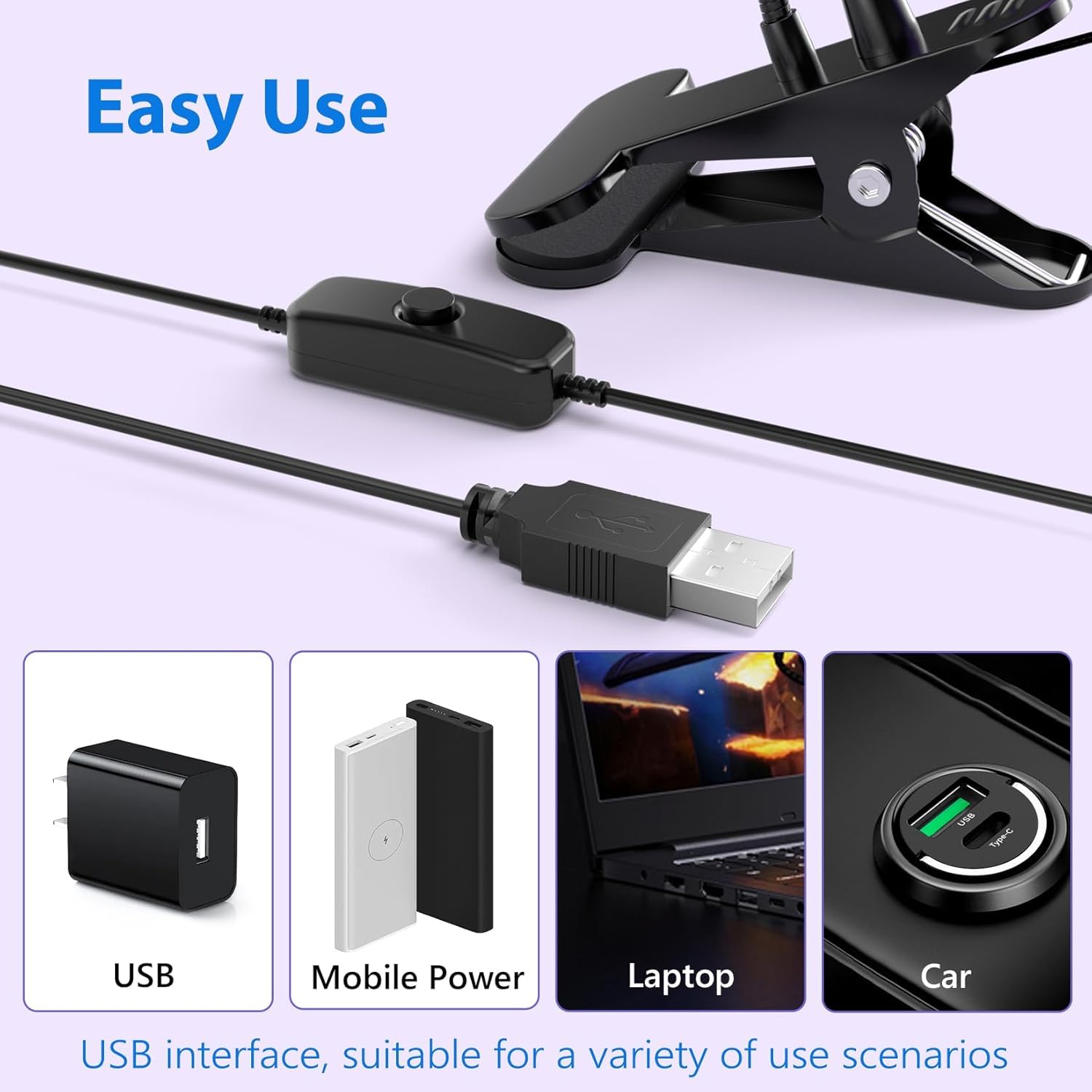 AORAEM LED Nail Lamp LED Light for Nails Quicky-Dry Gooseneck Professional UV Nail Light with Phone Holder, Nail Dryer for Gel Polish with Portable Curing Lamp for Professional Home DIY Salon