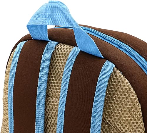 Vista 8 de Hipiwe, mochila para bebés, niños, niñas, para jardín de infantes, de neopreno, con adorables caricaturas animadas, para niños de 1 a 5 años