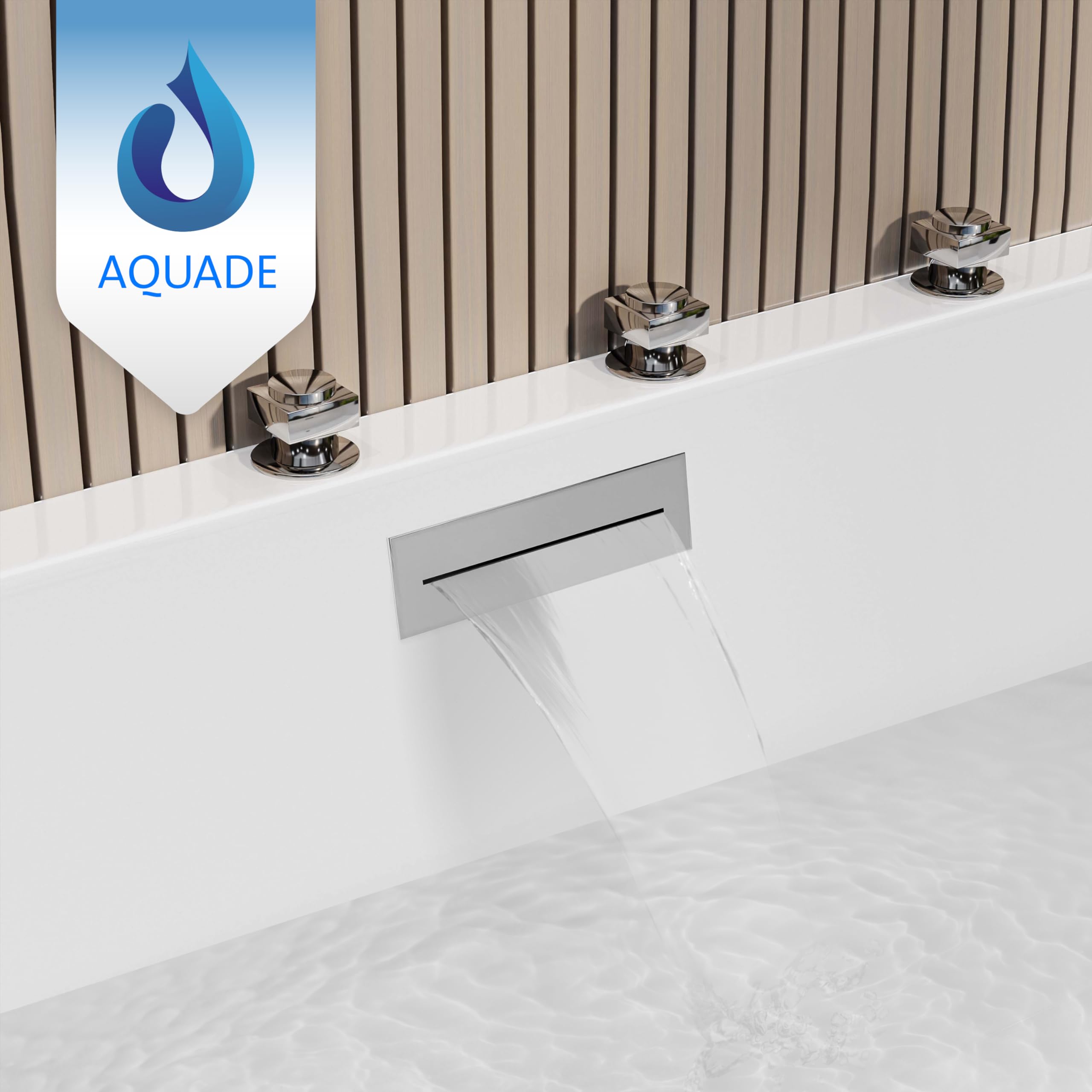 AQUADE Acryl Badewanne 170x75 Modell: Neu Ulm - Weiß Badewanne Komplettset 170x75 - Badewannen mit Wannenfüßen + Schürze + Wannenrandarmatur + Nackenkissen