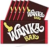 6x Wanka Funny Chocolate Bar Wrappers. Rude Wonka Parody Joke Husband Wife Birthday Work Secret Santa Gift Novelty Prank Fun Friend Present (Chocolate Not Included). Pack of 6.