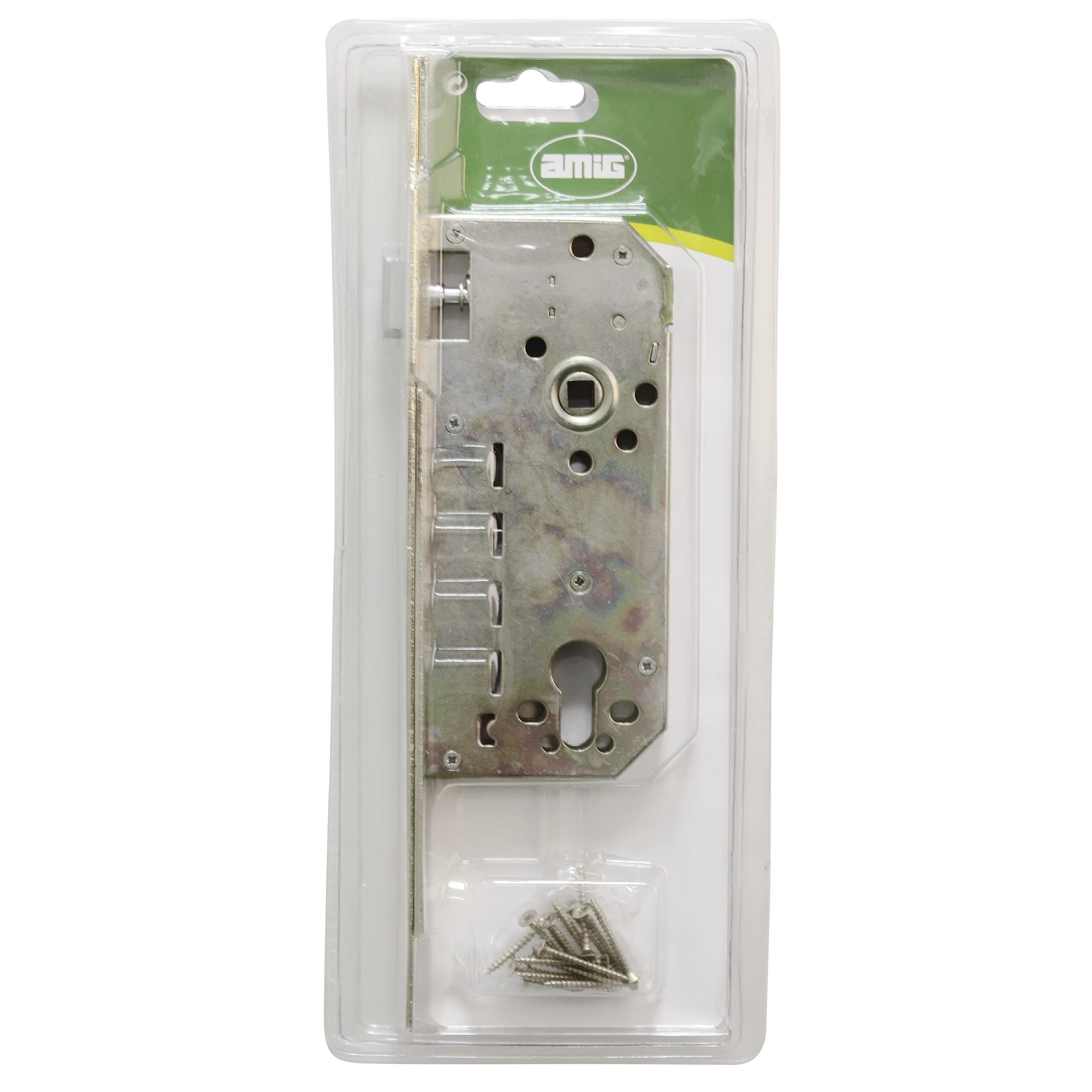 AMIG Einsteckschloss Für Holztüren - 230mm Stahl Mattschwarz