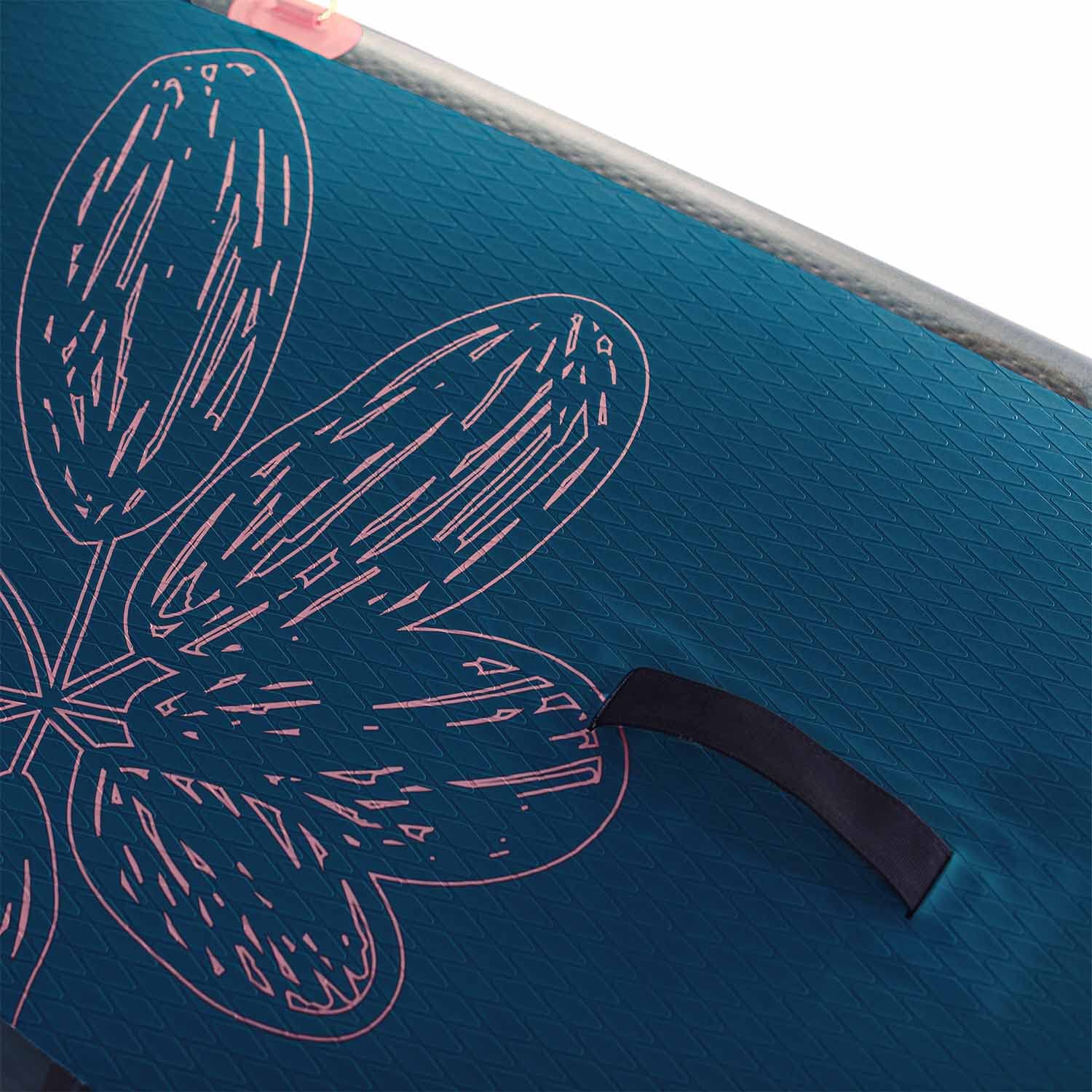 Stand Up Paddle Board Flatwater/Touring - Tavola da SUP gonfiabile 300X75X15 cm con pagaia regolabile, cavigliera, gonfiatore, kit riparazione e borsa da trasporto. Peso Max 140kg