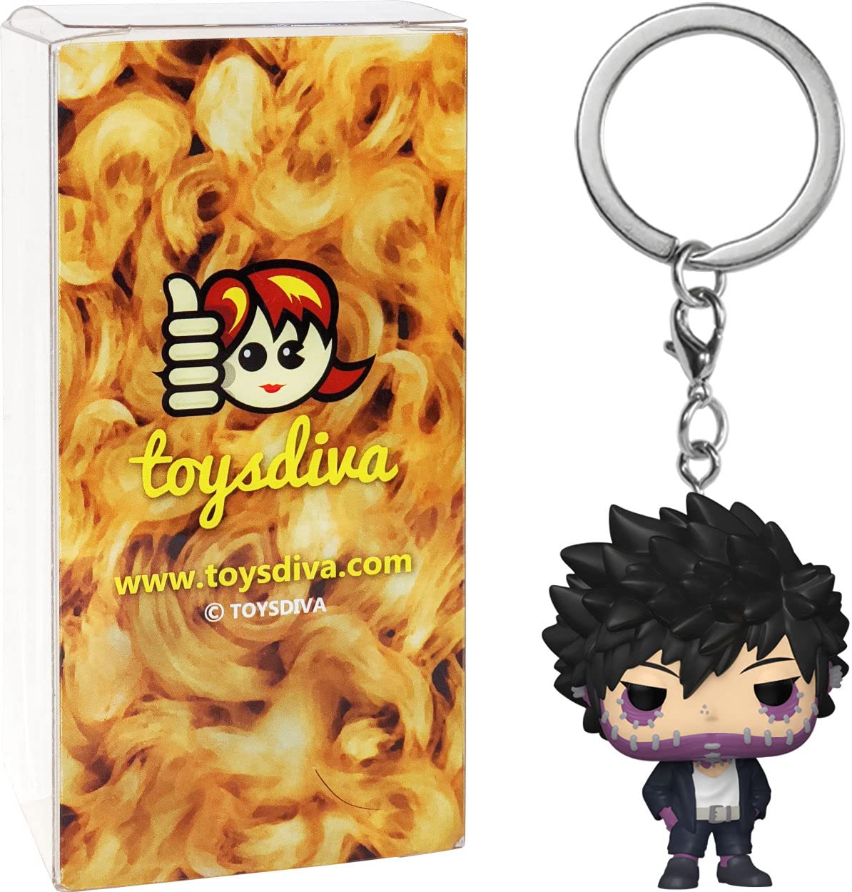 Funko Dabi (Specialty Series): Pocket P o p ! Mini-Figural K e y c h a i n Bundle with 1 Compatible 'ToysDiva' Graphic Protector (68893 - B)