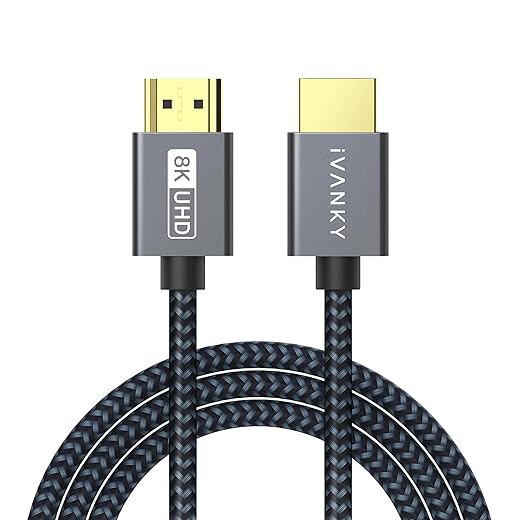 IVANKY 15ft Braided HDMI 2.1 Cable