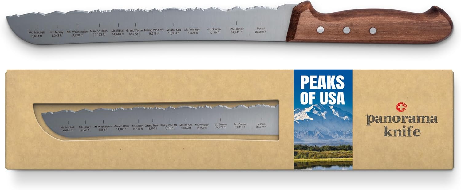 PanoramaKnife Bread Knife Swiss Made Peaks of USA