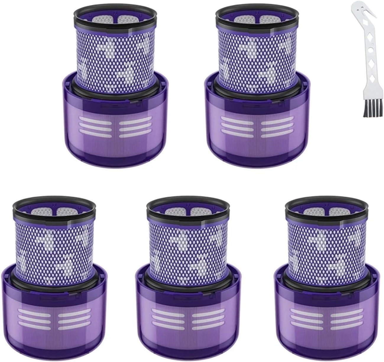 Vacuum Cleaner Washable Filter Accessories Replacement Spare Parts(Light green)