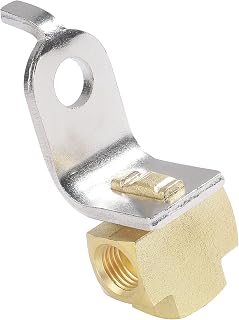 Automobile Brake Pipe Tee,Car Accessories 3-Way Brake Line Tee Union Fitting,Brass Brake Line Fittings 3/16" for 3/8"-24 Threads Maintaining Brake System,Fits Brake Lines,Liquids,Fuels