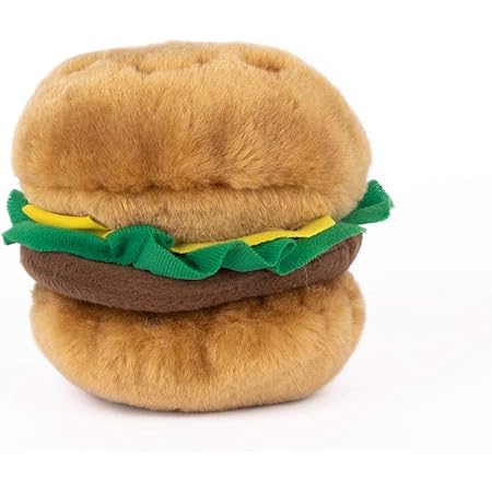 cheeseburger dog toy