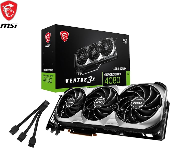 MSI GeForce RTX 4080 16GB Ventus 3X OC miniatura 8