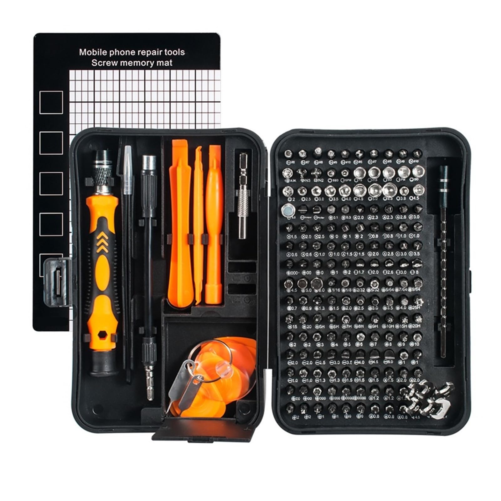 Generico Juego de Puntas Destornillador magnético, Torx, Llave removedora Enchufe, Herramientas reparación PC y teléfono, Accesorios