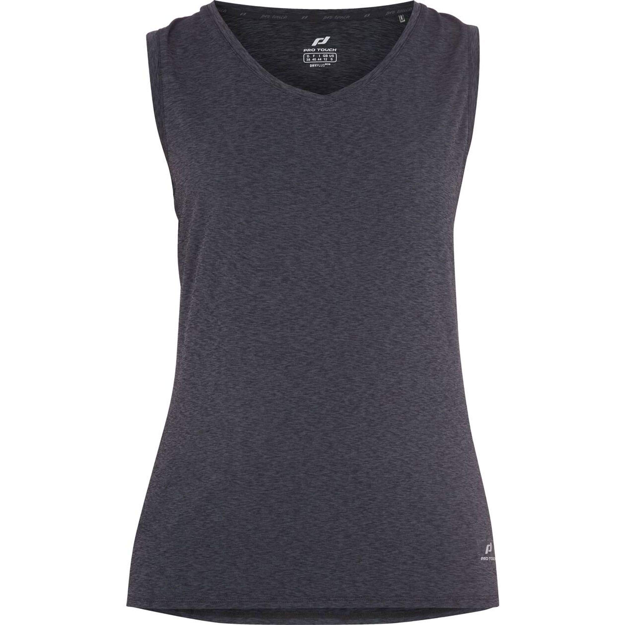 Pro Touch Women's Ryli Tank Top, Womens, 285892, Melange/Black, 48 (EU)