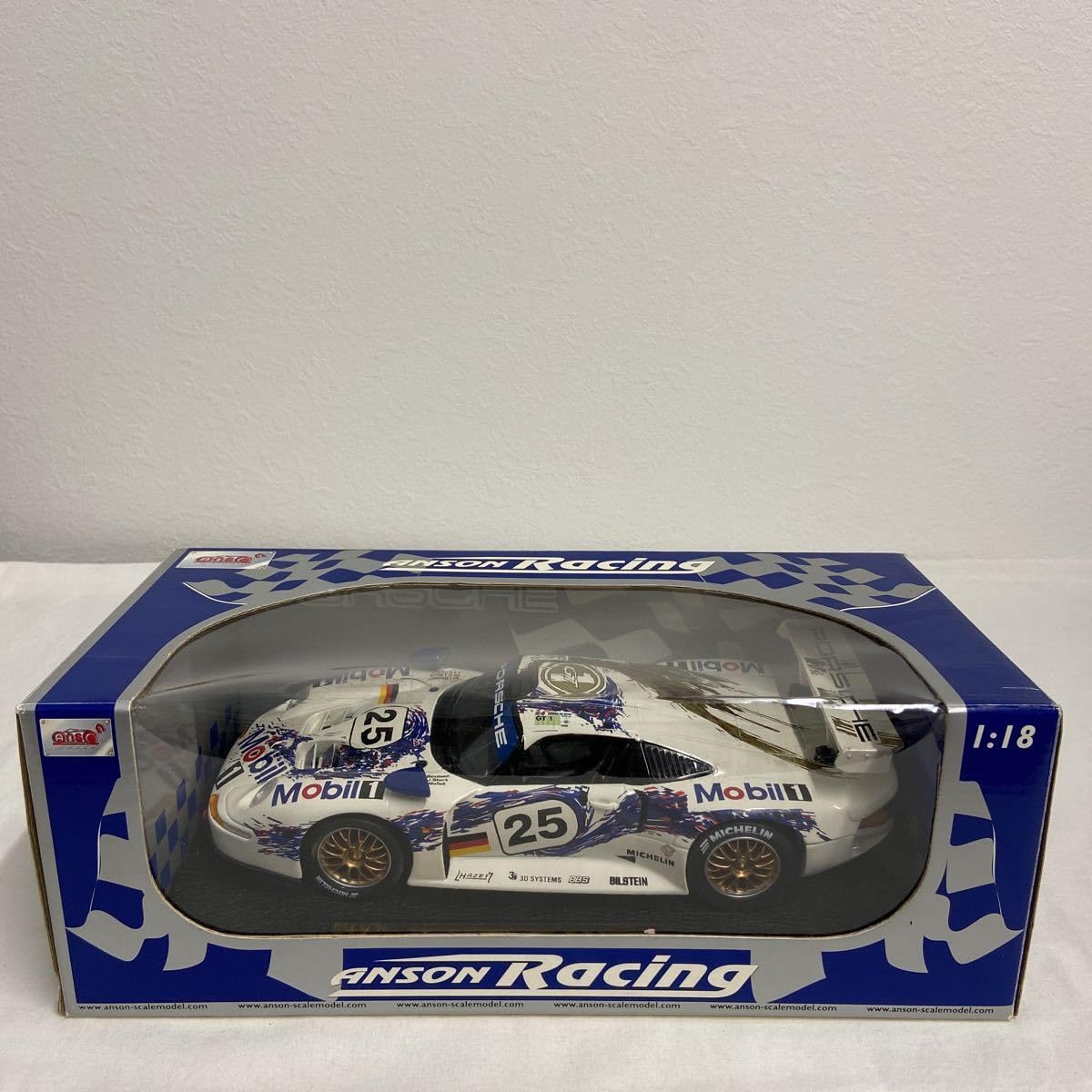 Amazon | ANSON RACING 1/18 PORSCHE 911 GT1#25 Mobil1アンソン