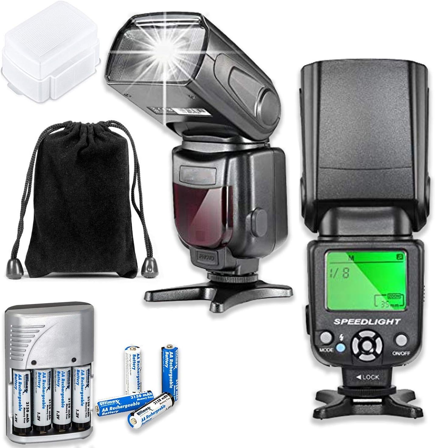 Fully Dedicated Automatic TTL Flash for Nikon D5, D4S, DF, D4, D850, D810, D800