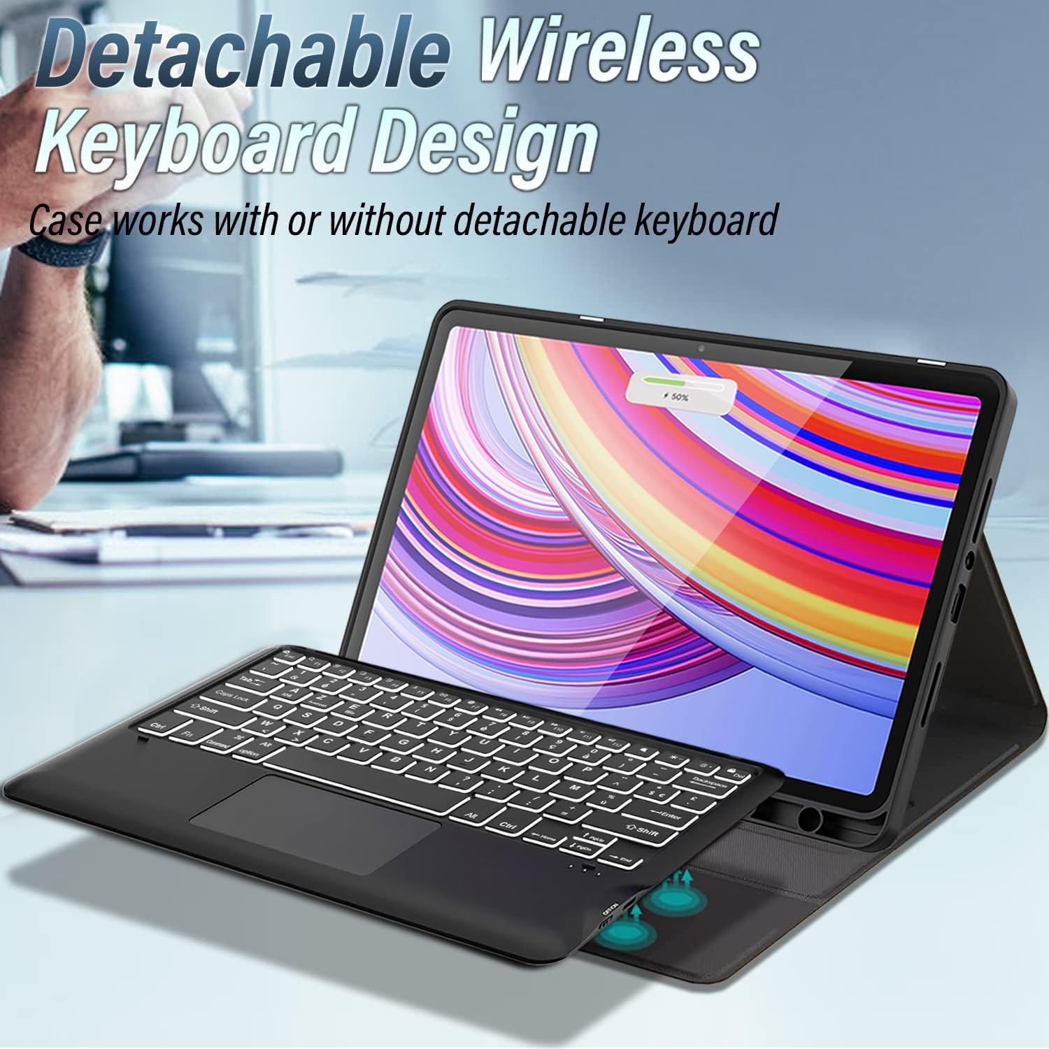 Nanhent Clavier Coque pour Xiaoi Pad 6/6 Pro (11 Pouces) 2023, AZERTY Nanhent Clavier Coque pour Xiaoi Pad 6/6 Pro (11 Pouces) 2023, AZERTY
