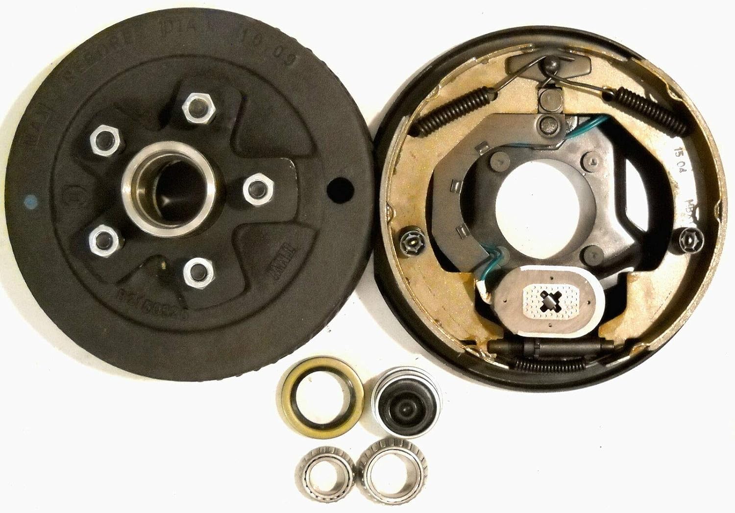 Brakes Basic Kit 5 x 4.75 Drum Forward Self-Adjusting 10" Backing Plates Trailer