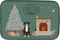 Vista 428 de Caroline's Treasures CK7824DDM - Tapete absorbente para secado de platos con diseño de bulldog inglés, rojo y blanco, para encimera de cocina, 14 x