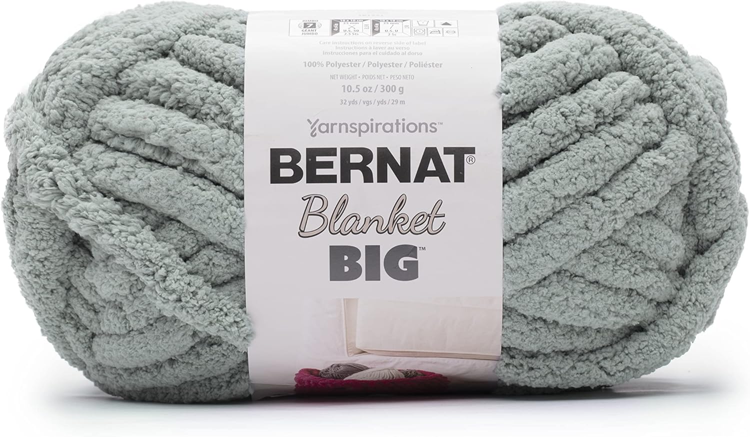 BERNAT Blanket 'Big', Misty Green, 300g Everything Else
