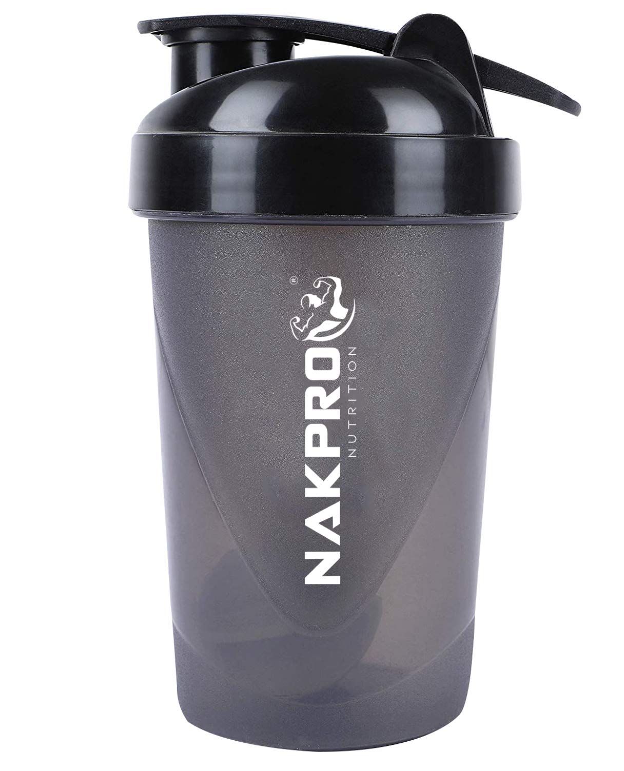 NAKPRO Shaker bottle for protein shake, Leakproof Guarantee, Food Grade & BPA Free Material - (Black 500 ml) (B08M98QY56) Amazon Price History, Amazon Price Tracker