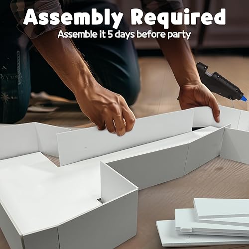 Miniatura 8 de imprsv Números de mosaico de 3 pies para globos, marco de números de mosaico de globos, número de marquesina, decoraciones de cumpleaños 5, 15, 25,