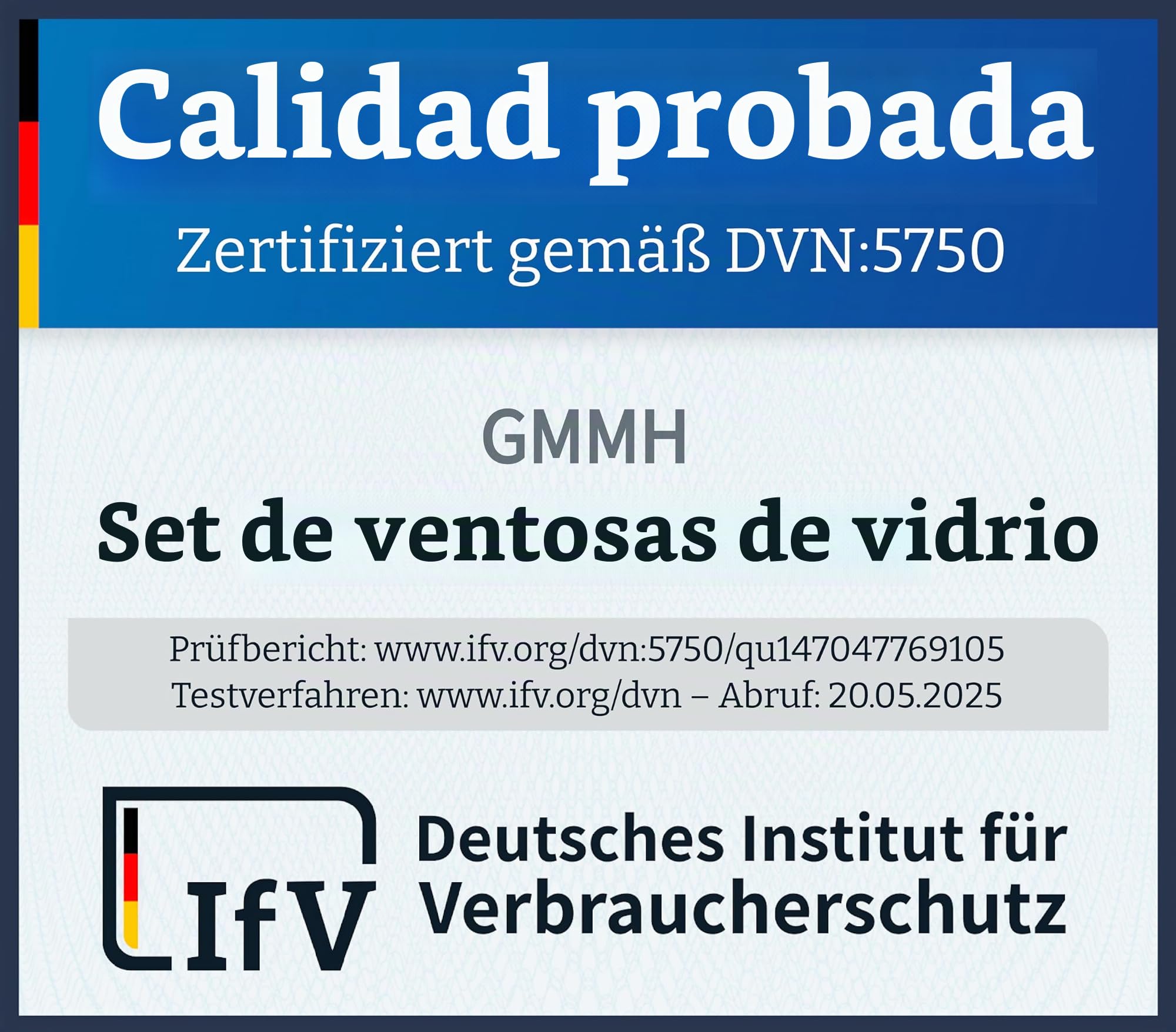 GMMH Ventosas de Vidrio (ventosas de Fuego) Masaje de Vacío/Ventosa/Succión - Ventosas Nuevas
