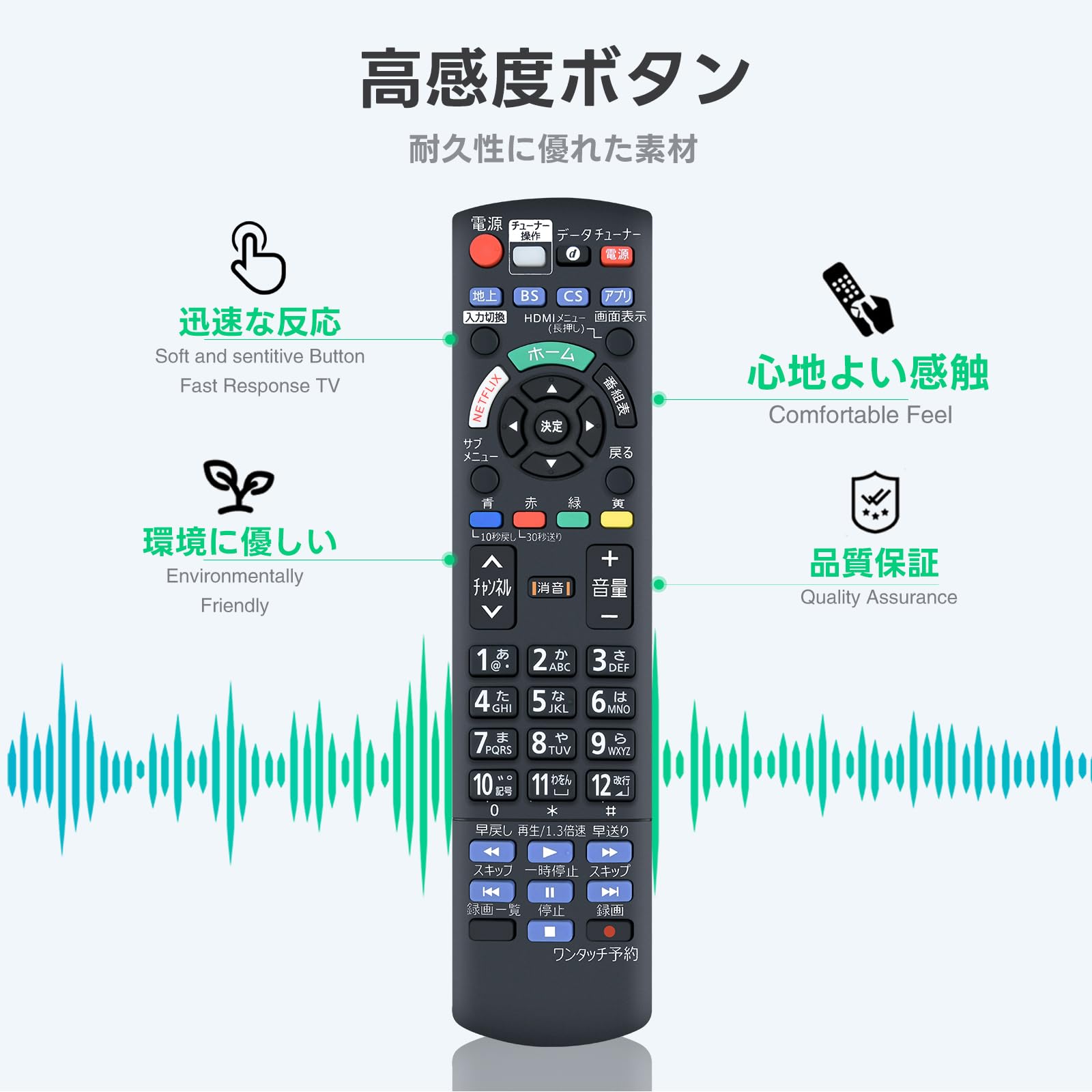 Amazon | テレビリモコン N2QAYB001200 for Panasonic パナソニック