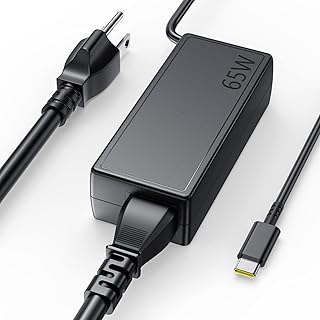 65W 45W USB C Laptop Charger Compatible for Lenovo Chromebook ThinkPad 300e 500e T480 T580 T490 Dell Latitude XPS 9350 9380 3520 3420 HP Chromebook Probook EliteBook Type C Adapter Power Supply