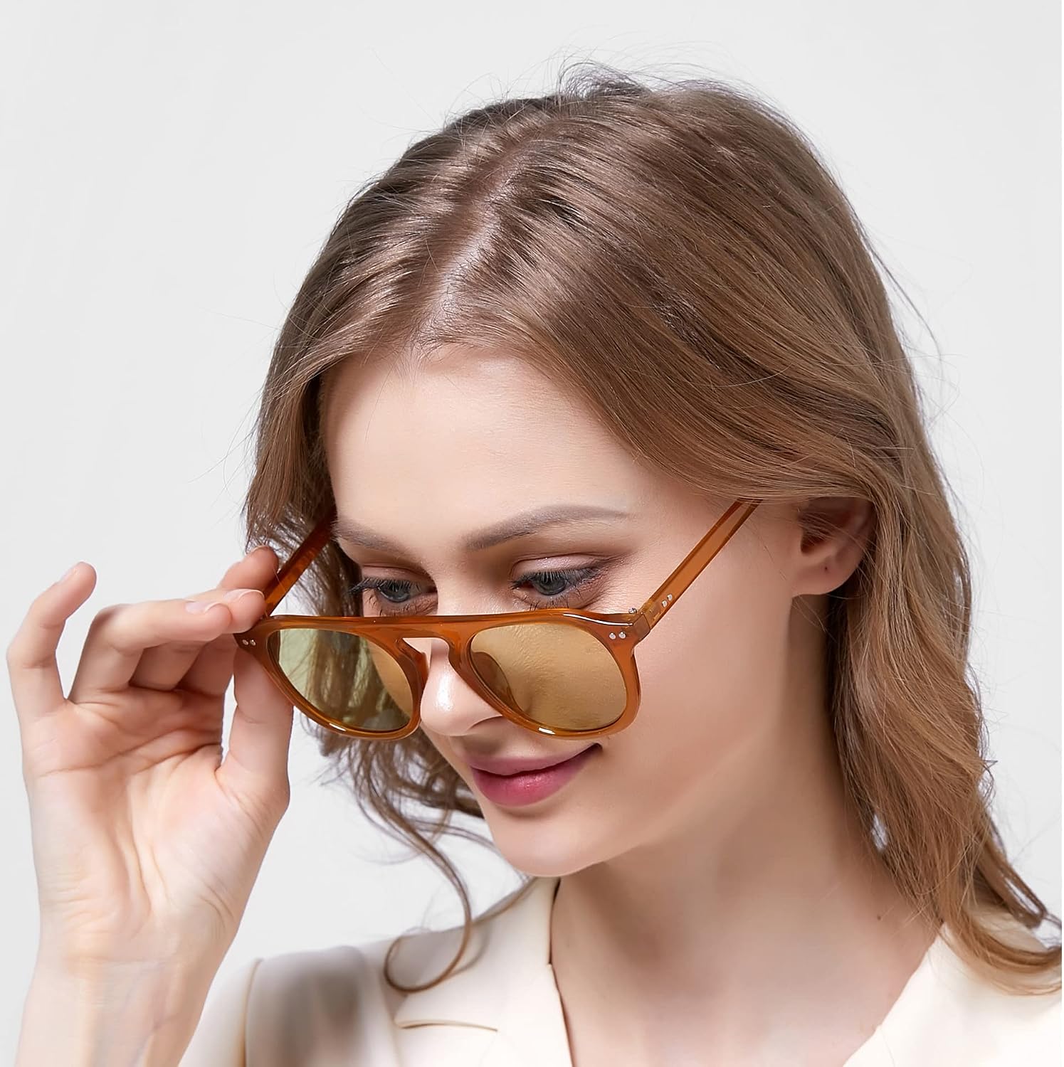 XINXIN Men's and Women's Streetwear Sunglasses Outdoor Vacation Sun Shades (Color : D, Size : Medium)