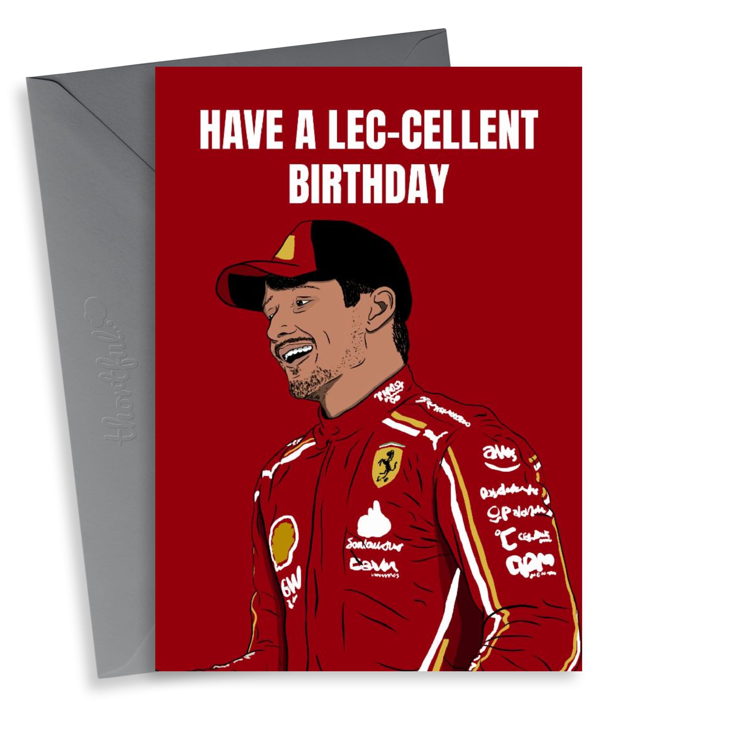 Punny Birthday Card - Charles Leclerc - F1