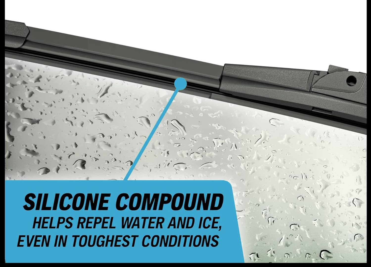 22 inch Windshield Wiper Blades Silicone (90-220) Automotive Replacement for My Car Coated Silicone All Weather Beam Blade for Select Vehicle Models