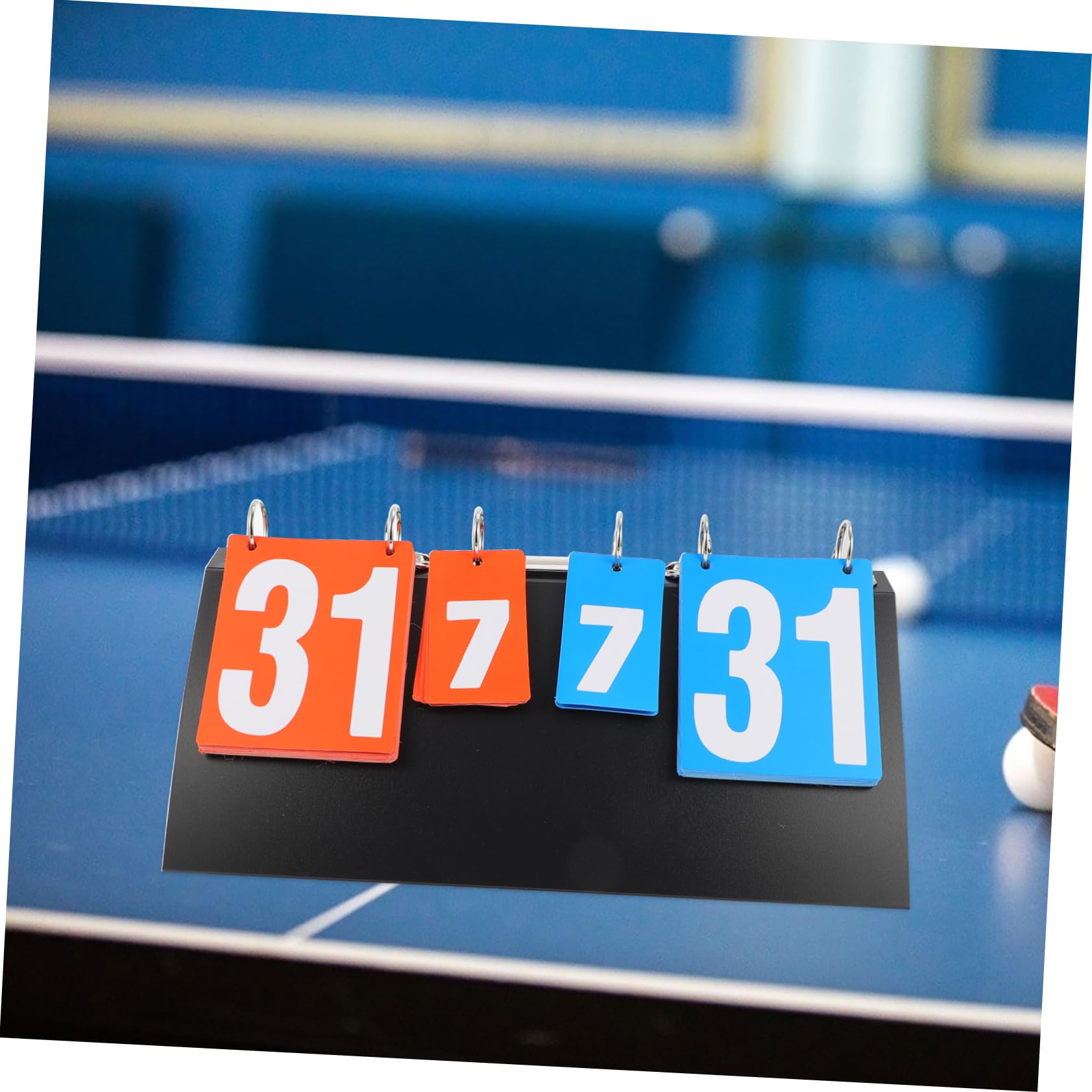 Toyvian Piatto Segnapunti -Pong Tabellone Segnapunti Sportivo Materiale Numeri Chiari Facile Usare per Partite Basket e Badminton