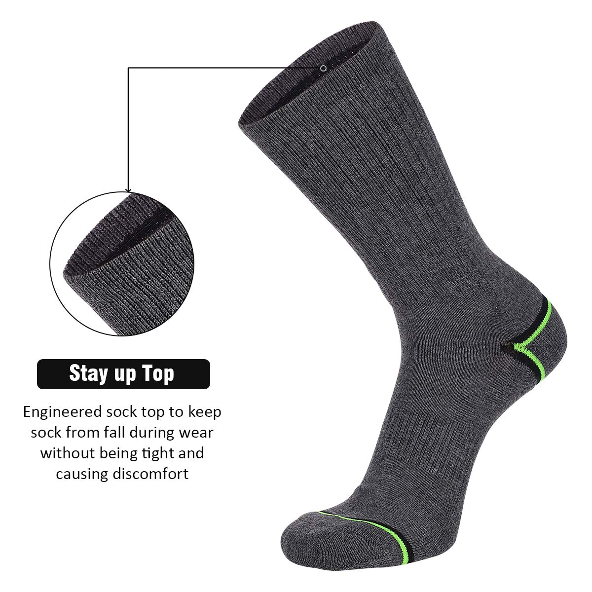 JOYNÉE - Calcetines de entrenamiento para hombre (6 unidades) - -