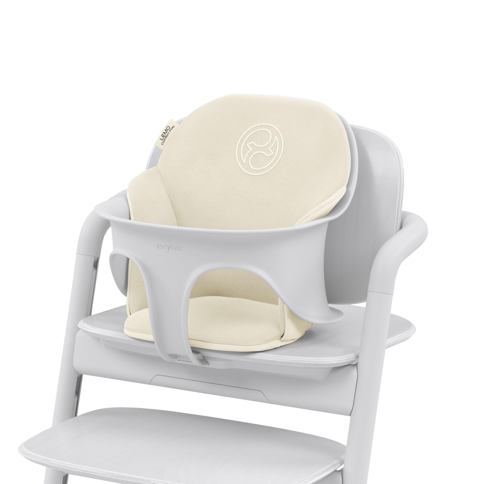 CYBEX Gold Asiento Acolchado LEMO, para el Set de bebé CYBEX LEMO y la Trona LEMO, Canvas White