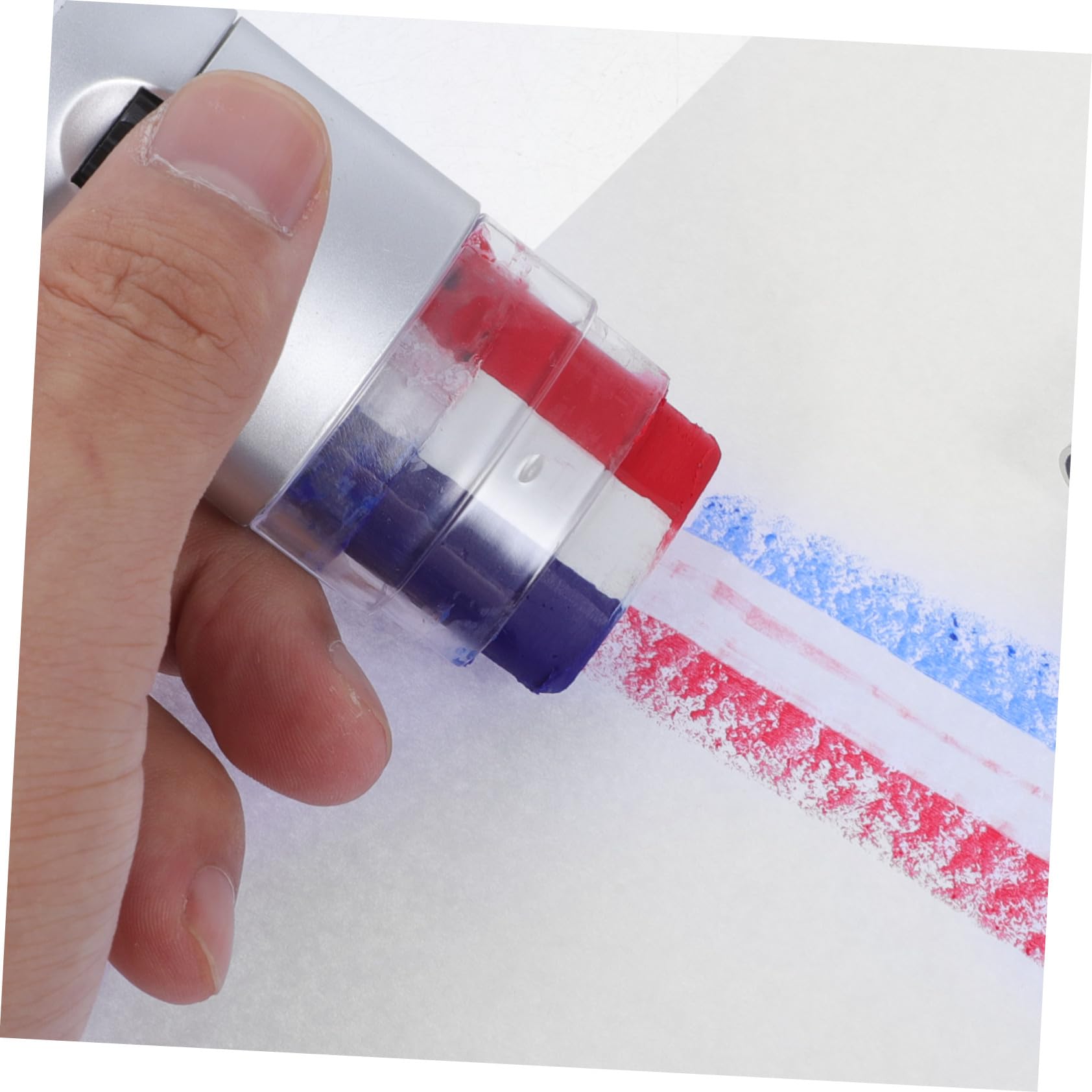 Pittura per Viso a Tre Colori Francese Rosso Bianco Blu Bastoncini per Trucco Sportivo Patriottico per Eventi Calcio e Feste Nazionali