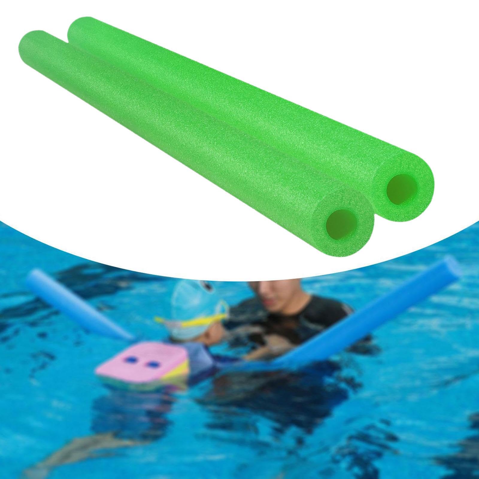 Fenteer 2 flotadores de Espuma para Piscina con núcleo, Tubos de Espuma Multiusos de 150 cm para diversión, Juegos, Playa, Manualidades y, Verde