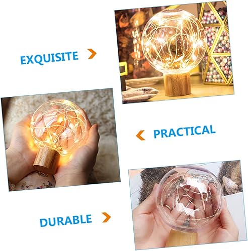 Miniatura 7 de Homoyoyo 3 unids estrella noche luz LED decoración luna decoración lamparas de mesa para estrella lámpara noche noche lámpara de cristal niñas