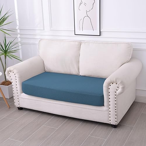 Miniatura 7 de hyha - Fundas de cojín impermeables para sofá, lavables, fundas elásticas de tela jacquard gruesa, fundas de sofá para mascotas con parte inferior