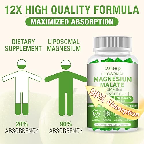 Miniatura 2 de Gomitas de malato de magnesio, suplemento dietético