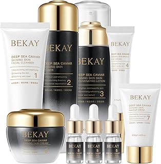 9 en 1 Set de cuidado de la piel para mujeres...