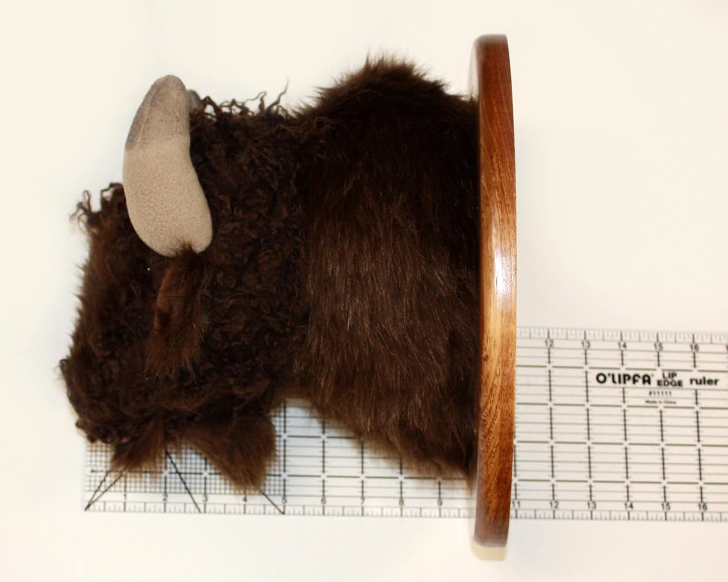 Fairgame Wildlife Buffalo Small Plush Plaque Wall Mount - 'Cody'