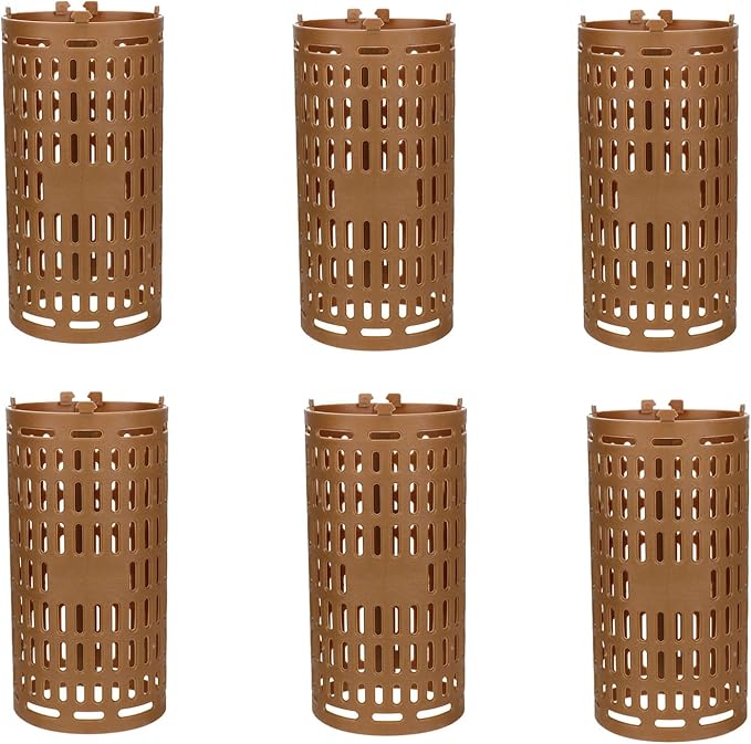 WUHNGD 6 Pack Boomstam Beschermers Plastic Boom Guard Plant Covers