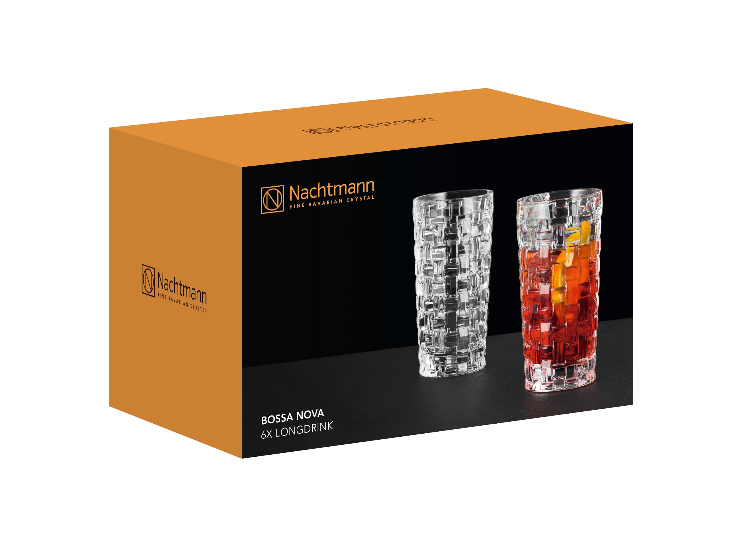 Nachtmann & Spiegelau, 6-teiliges Longdrinkbecher-Set, Bossa Nova, 102953