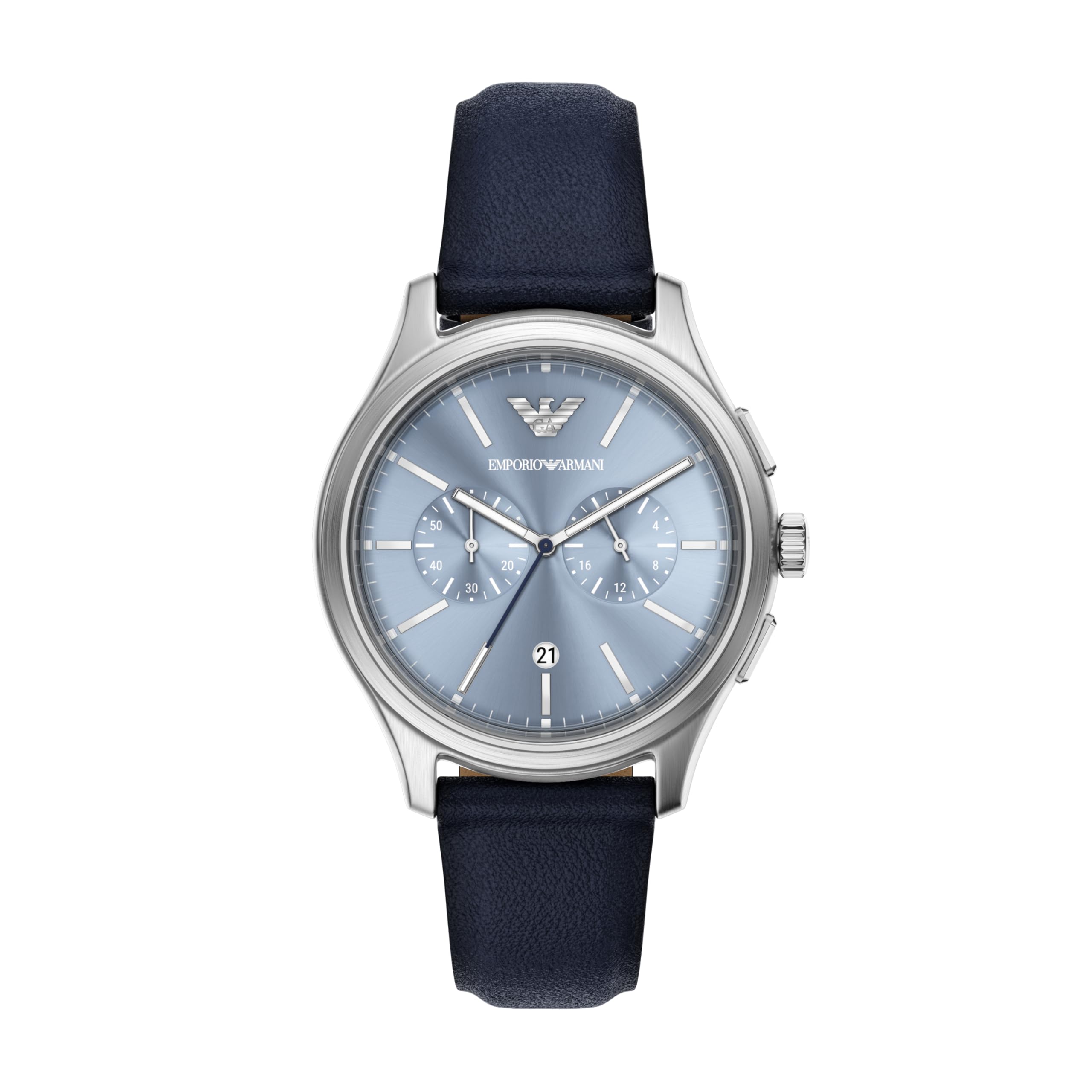 Emporio Armani Men's 42MM Silver-Tone Stainless Steel Watch, AR11747