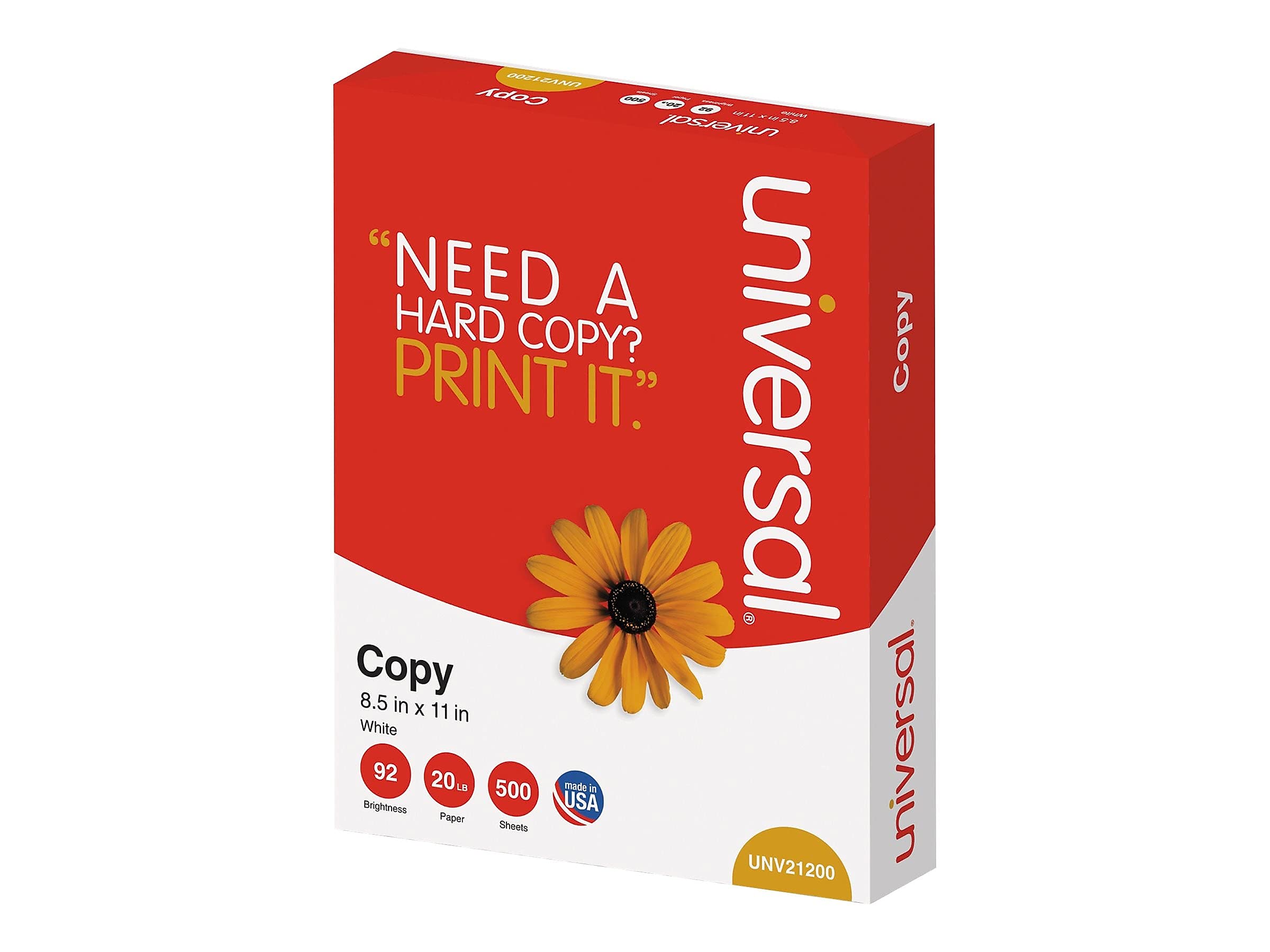 UNV21200 - Papel de Copia Universal, Material de Oficina y Papeleria