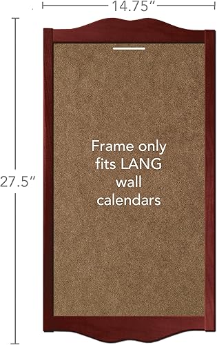 Miniatura 4 de Lang, Marco de calendario de pared clásico, rojo vintage