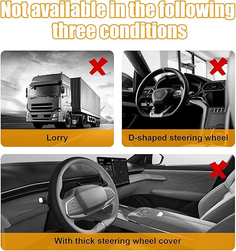 Miniatura 5 de Escritorio para volante de automóvil, bandeja multiusos para volante con soporte para bebidas, bandeja de comida para volante para comer, accesorios