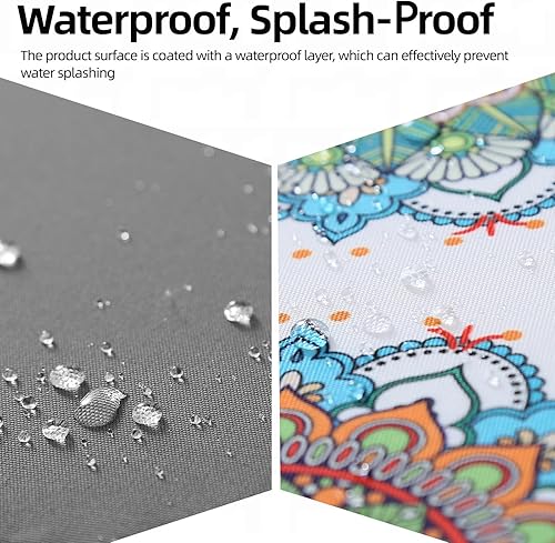 Miniatura 5 de PrimePatio Juego de cojines para sillas de exterior para muebles de jardín, cojines de exterior para muebles de patio, 24 x 24 pulgadas,